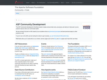 Comdev Site screenshot