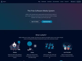 Jellyfin Blog screenshot